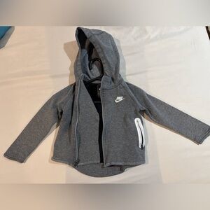 Nike Heather Gray Full-Zip Hoodie